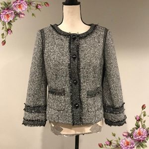 The Limited Tweed Textured Blazer